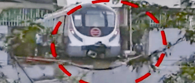 New Delhi's driverless train; complete with... driver