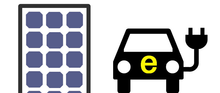 E-vehicle self-sufficiency -- how many PV panels would you need?