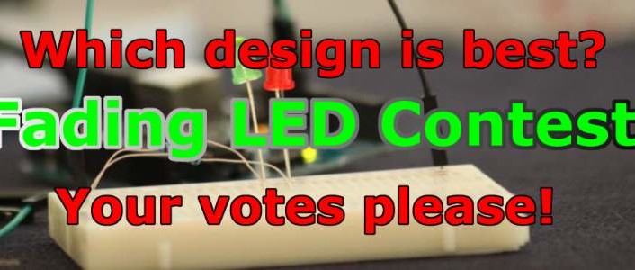 Who designed the best fading LED circuit? Your votes please...