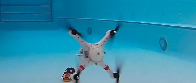 Loon Copter: drone for both above and below the water