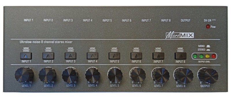 MicroMix 8-Channel Stereo Line Mixer Is Ultra Low Noise. Really?