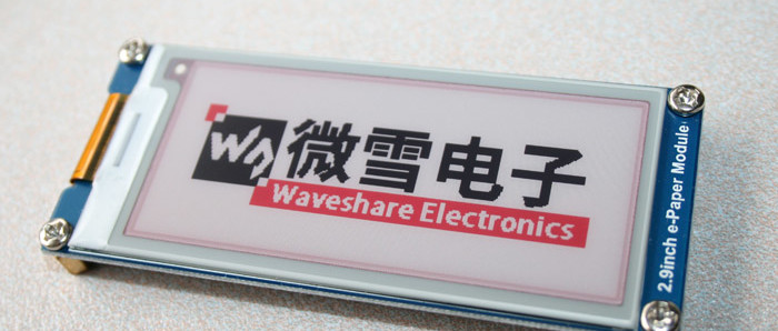 Review: The Waveshare 2.9” ePaper Display 