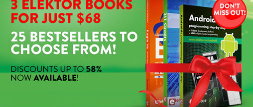 Only two weeks left to save up to 58% on Elektor books