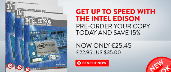 New book from Elektor: Getting Started with the Intel Edison