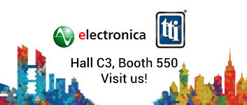 Experience TTI at electronica 2018 Hall C3, Stand 550