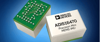 Analog Devices' ADIS1647x Mini Industrial IMUs, Now at Mouser, Improve Navigation in IoT Devices