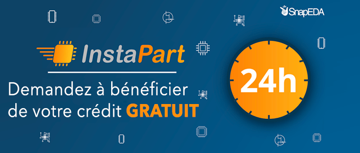 Accélérez la création de vos applications électroniques grâce au crédit gratuit InstaPart proposé par SnapEDA !