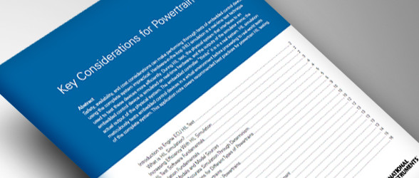 Whitepaper: Key Considerations for Powertrain HIL Test