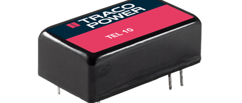 Distrelec stocks the industry’s most compact 10-Watt converter Series TEL 10 and TEL 10WI from Traco Power