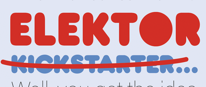 Elektor Kickstarter, Project pledge....? Help!