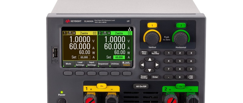 Keysight Launches Compact DC Electronic Loads for the Bench