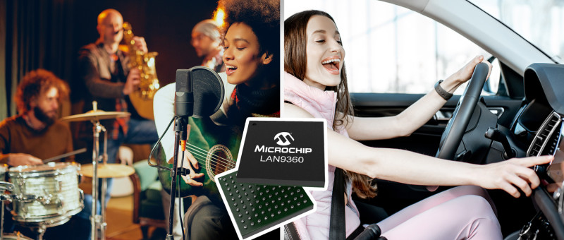 Microchip’s Integrated Solution for Vehicle Ethernet AVB