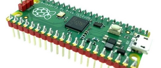 Raspberry Pi Pico MCU with Preinstalled Pin Headers
