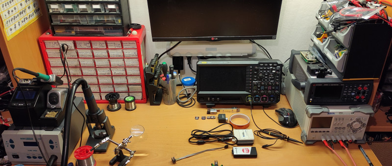 A Hardware Engineer’s One-Room Workspace