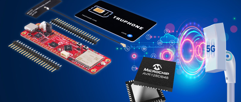 New 8-bit MCU Development Board Connects to 5G LTE-M Narrowband-IoT Networks