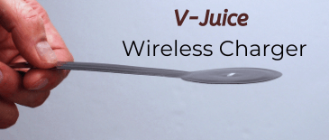 The World's Thinnest Wireless Charger: Market Launch of Award-Winning V-Juice