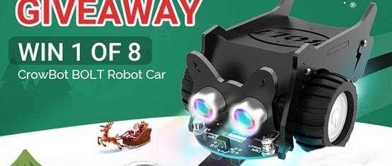 Elecrow Christmas Giveaway: Win a CrowBot BOLT Robot Car