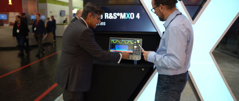 Rohde & Schwarz demonstrate MXO 4 Series oscilloscopes and discuss quantum computing