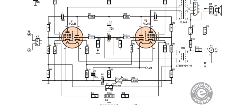 Circuit: DIY Compact Tube Amp