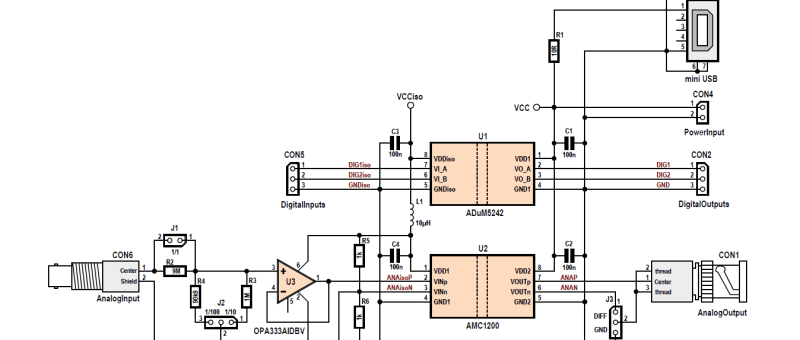 Circuit: DIY Compact Isolated Oscilloscope Probe