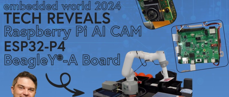 embedded world 2024 Tech Reveals: Raspberry Pi AI Cam, ESP32-P4 and More!