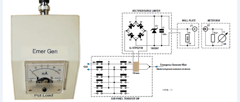 DIY Emergency Generator Load Meter