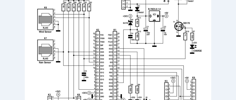 Circuit: Weather Station with Online Data Access