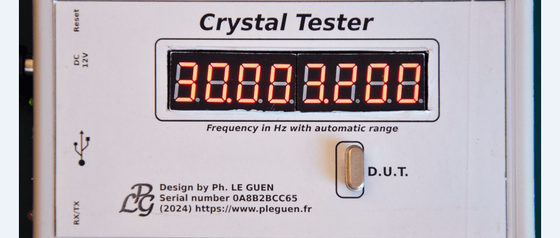Build a DIY Stand-Alone Crystal Tester