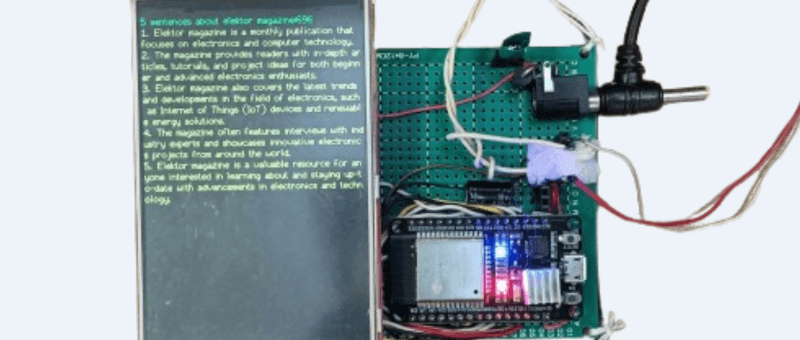 ESP32-Based Personal AI Terminal with ChatGPT