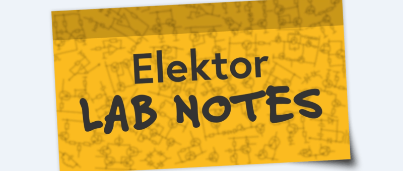 Elektor Lab Notes 20: Sensor Evaluation Board, Test Equipment and More