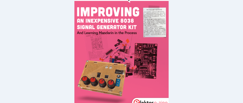 Improved 8038 Signal Generator Kit: Reverse Project #04 (Free Elektor Project)
