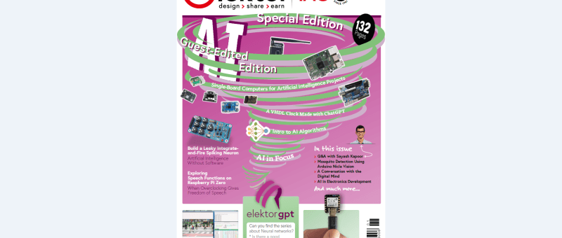 Elektor Guest-Edited AI Edition 2024: Now Available