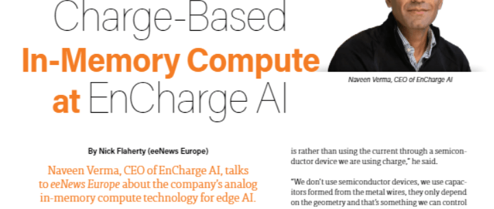 Charge-Based In-Memory Compute at EnCharge AI