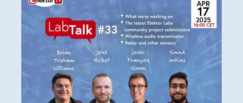 Elektor Lab Talk #33: In Our Labs, Sensors, What We’re Working On
