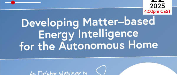 Webinar: Developing Matter-Based Energy Intelligence for the Autonomous Home