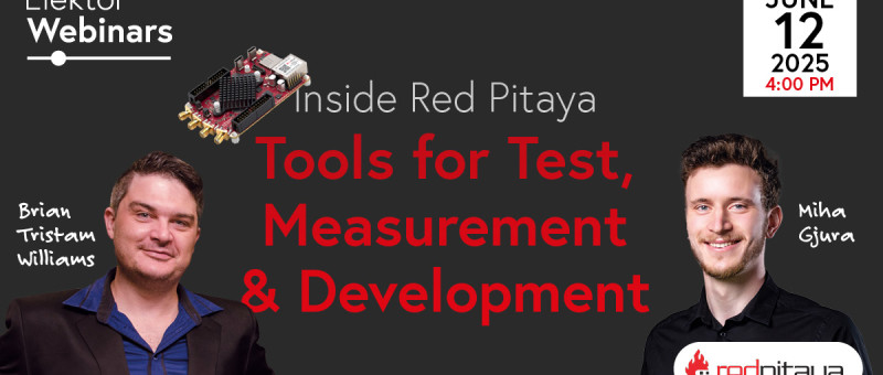 Upcoming Webinar: Inside Red Pitaya – Tools for Test, Measurement, and Development