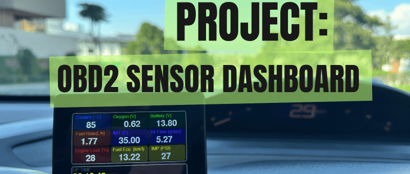 OBD2 Sensor Dashboard: Old Dials Sparked a Quest for Real Data
