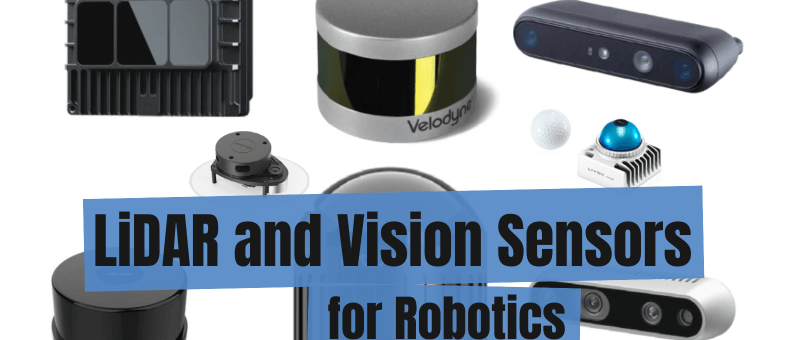LiDAR and Vision Sensors for Robotics: An Overview of Several Solutions