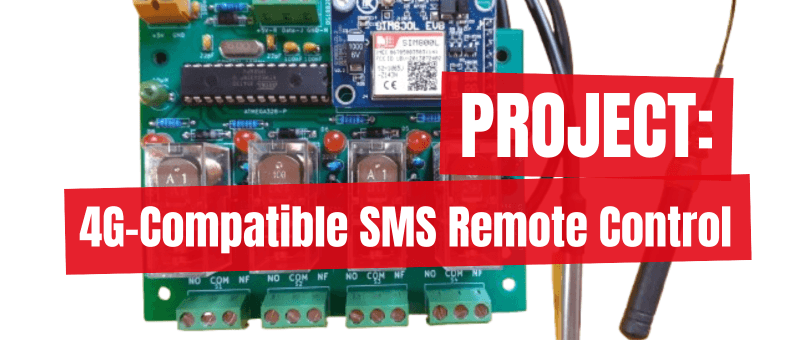 4G-Compatible SMS Remote Control: Remotely Control Your Equipment