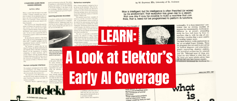 Artificial or Artsificial? A Cheerful Look at Early AI Coverage in Elektor