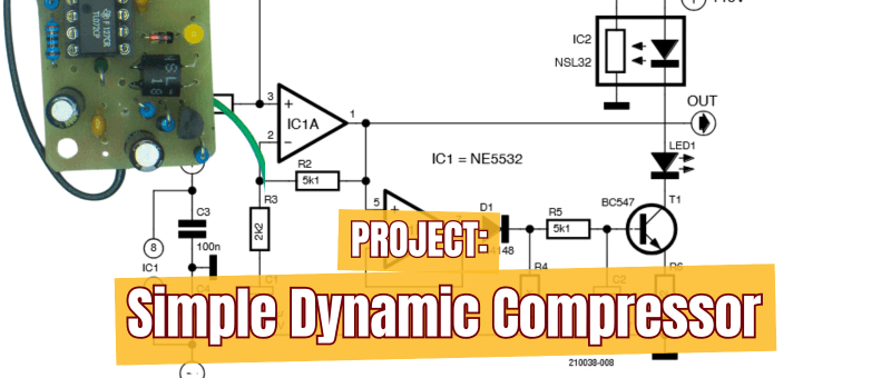 Simple Dynamic Compressor with Soft Control and Warm Sound