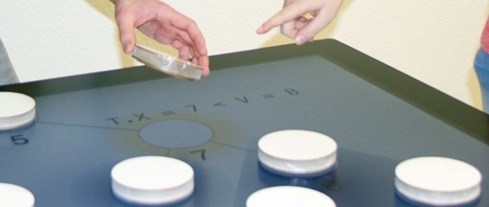 Tabula: trackable tangibles on multi-touch displays