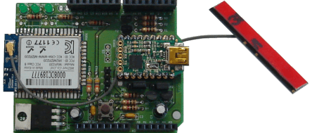 Wi-Fi / Bluetooth / USB shield for Arduino & Platino (120306)