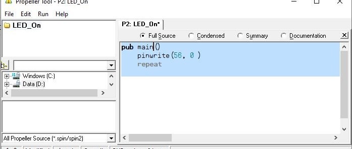 Hands On the Parallax Propeller 2 (Part 2): Using Spin2 to Drive an LED