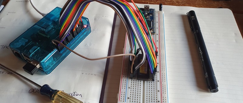 Using a Raspberry Pi to read an old 27C512 5V CMOS EPROM
