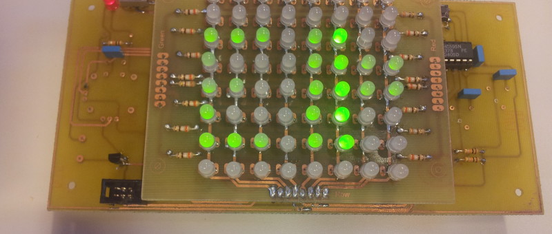 8x8 2-Color Led Matrix with ATmega328P (Arduino compatible) [130146-I]