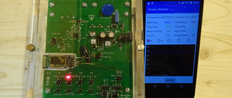 Build a Power Monitor with Bluetooth and Android App 