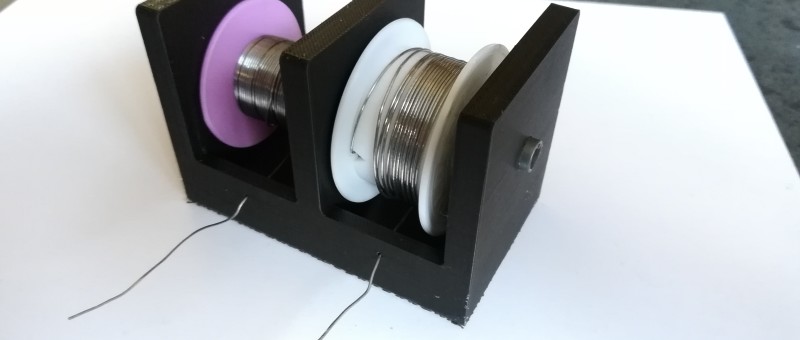 Dual Reel Solder Holder