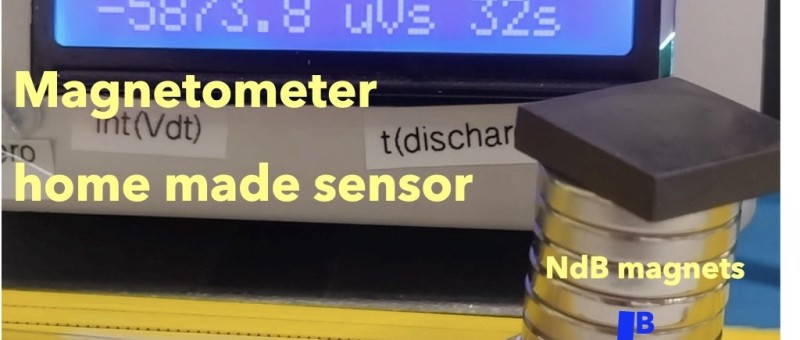 Magnetometer with home-made sensors