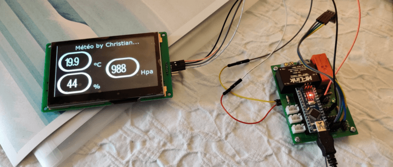 Build an Arduino Barometer with BME280 and DWIN Display